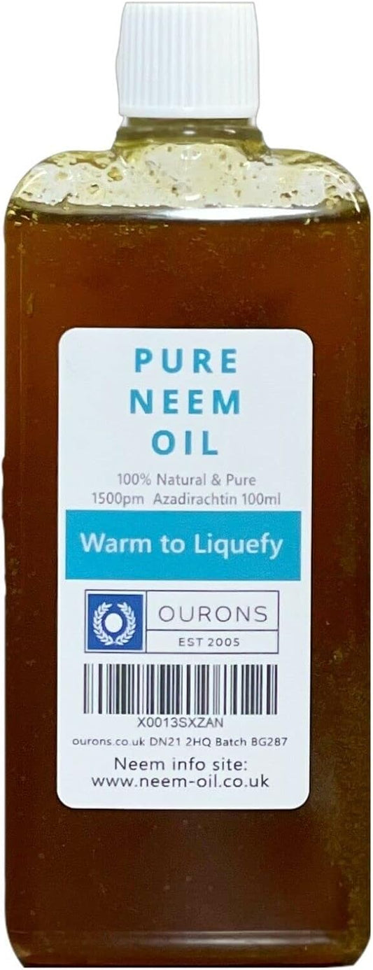 100ml Neem Oil - Premium 100% Czysty olej wielofunkcyjny do ogrodu - rośliny - Dom i więcej - PuffoShop