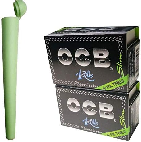 OCB 2 x rolka papieru o długości 4 m + filtry Slim Long bibułki + 1 x pokrowiec transportowy - PuffoShop