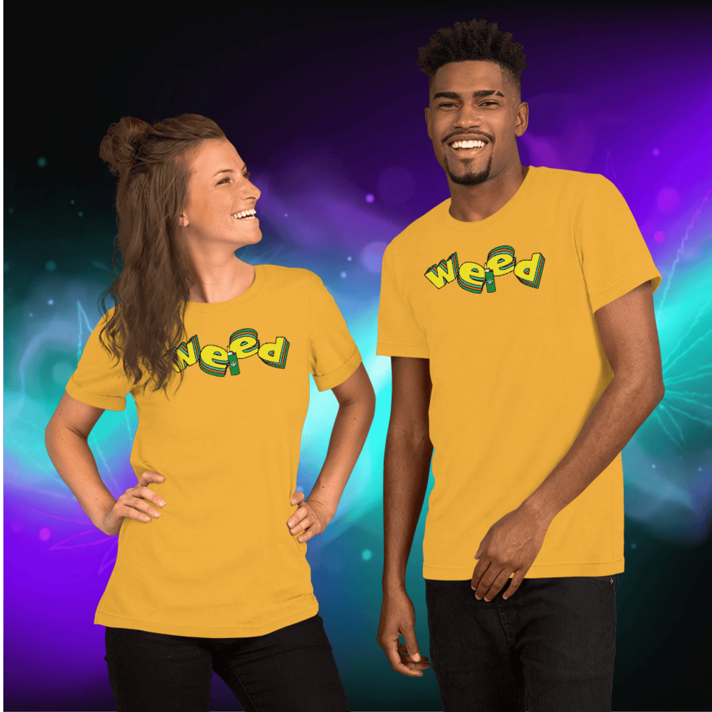 🌿🎮 Weed Retro Puffo Gaming Style – Koszulka Premium Unisex - PuffoShop