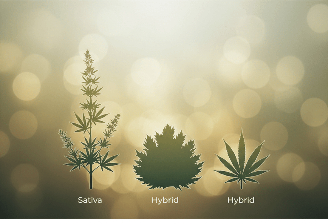 🌿 Sativa vs. Indica vs. Hybryda – czym się różnią i co wybrać? Przewodnik dla początkujących - PuffoShop