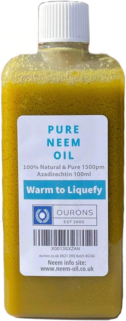 100ml Neem Oil - Premium 100% Czysty olej wielofunkcyjny do ogrodu - rośliny - Dom i więcej - PuffoShop