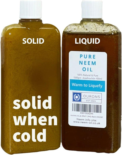 100ml Neem Oil - Premium 100% Czysty olej wielofunkcyjny do ogrodu - rośliny - Dom i więcej - PuffoShop