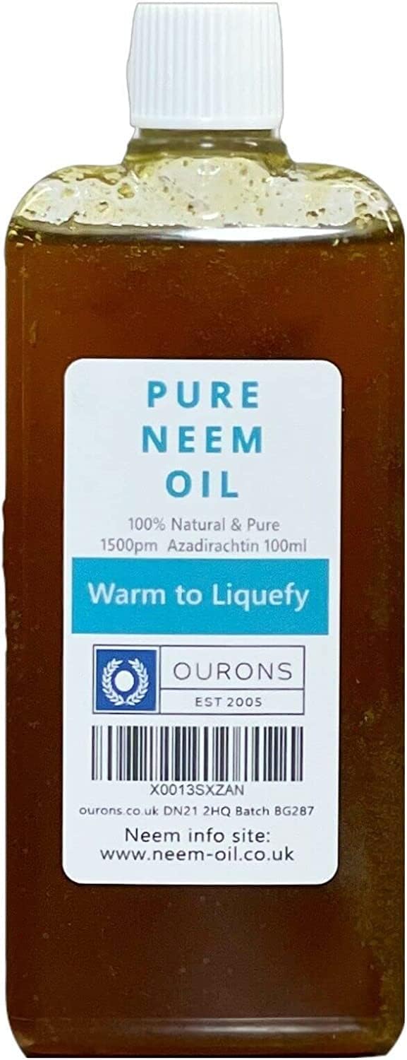 100ml Neem Oil - Premium 100% Czysty olej wielofunkcyjny do ogrodu - rośliny - Dom i więcej - PuffoShop