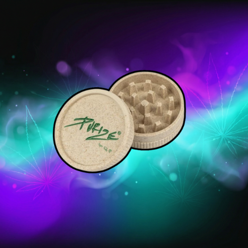 PURIZE® Organiczny młynek do konopi 2-częściowy