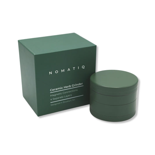 Ceramiczny młynek 4-częściowy (zielony)