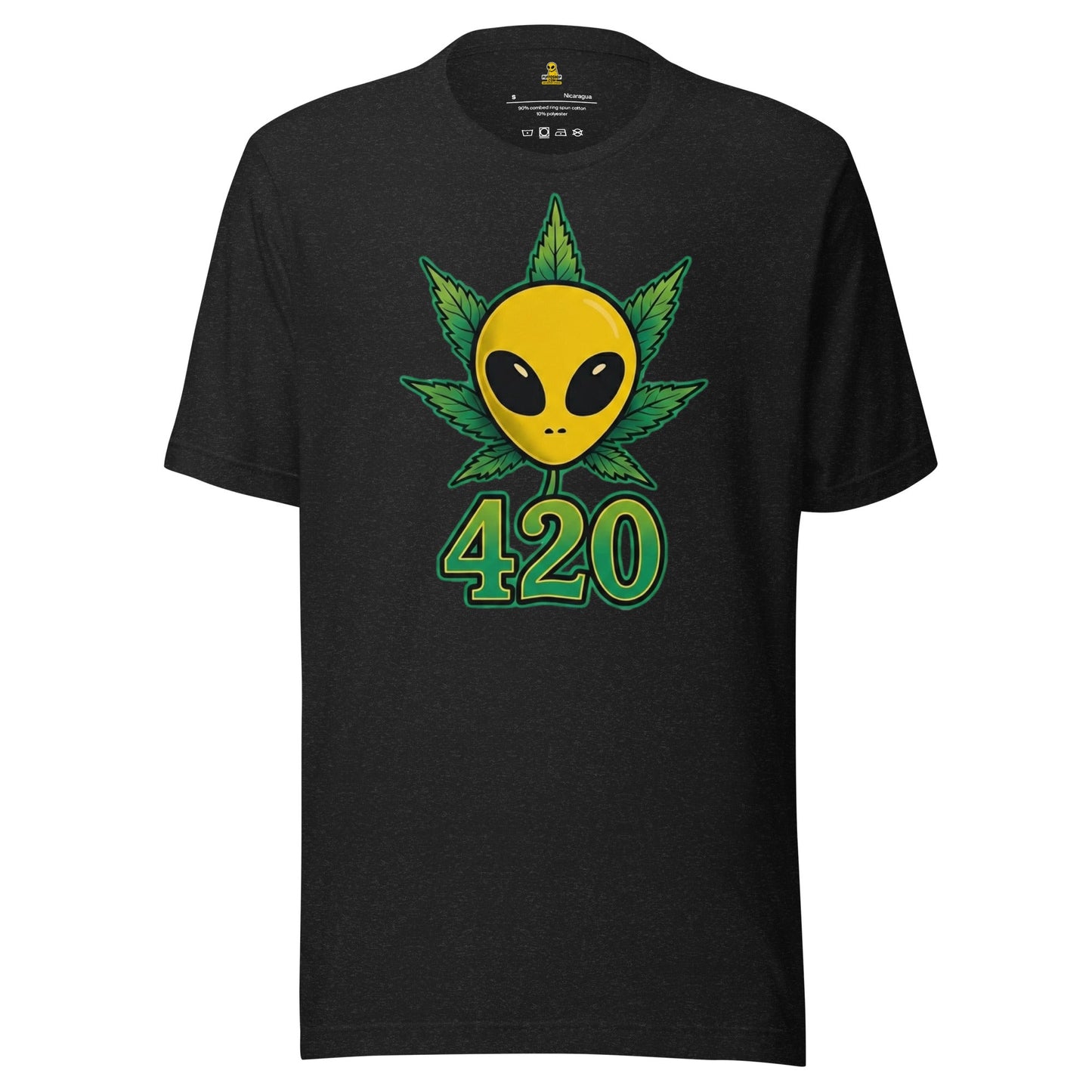 👽🌿 Alien Puffo 420 – Koszulka Premium Unisex - PuffoShop