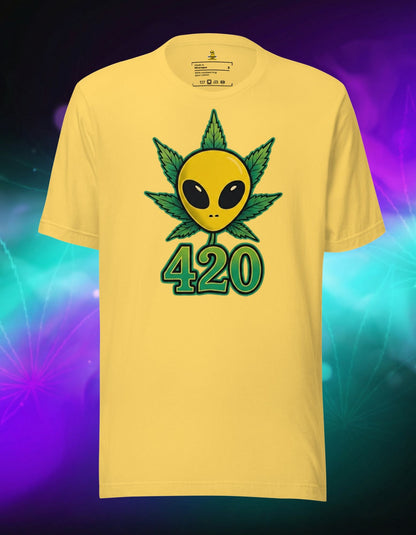 👽🌿 Alien Puffo 420 – Koszulka Premium Unisex - PuffoShop