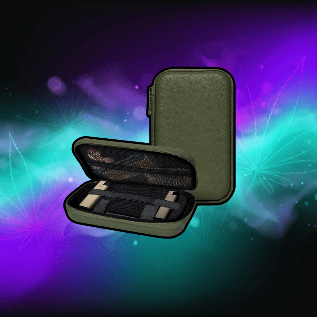 Bezwonna walizka do przechowywania z 4 tubkami, zestaw prezentowy Grinder Box Premium Stash Box, lekarstwo, pojemnik do przechowywania, mieści się w torbie, idealna w podróży (20 x 11 x 3 cm - PuffoShop