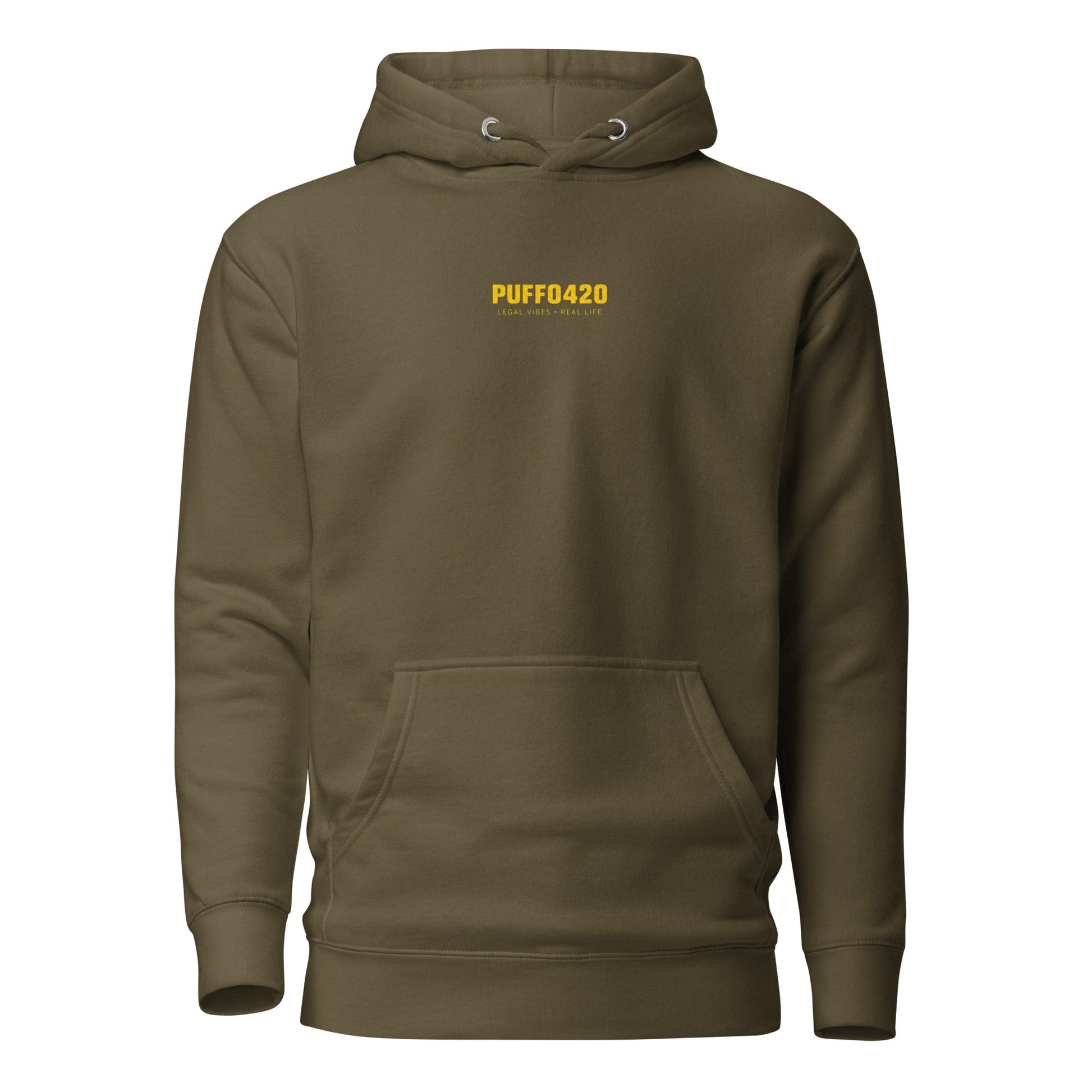 🔥 Bluza z Kapturem PUFFO420 – Legal Vibes • Real Life - PuffoShop