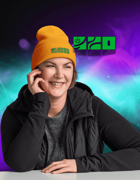 🧢 Czapka 420 – Premium Beanie dla Koneserów Kultury Konopi - PuffoShop