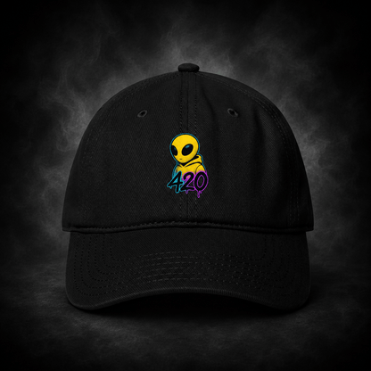 🧢 Czapka PUFFO420 Alien 420 – Legal Vibes • Real Life - PuffoShop