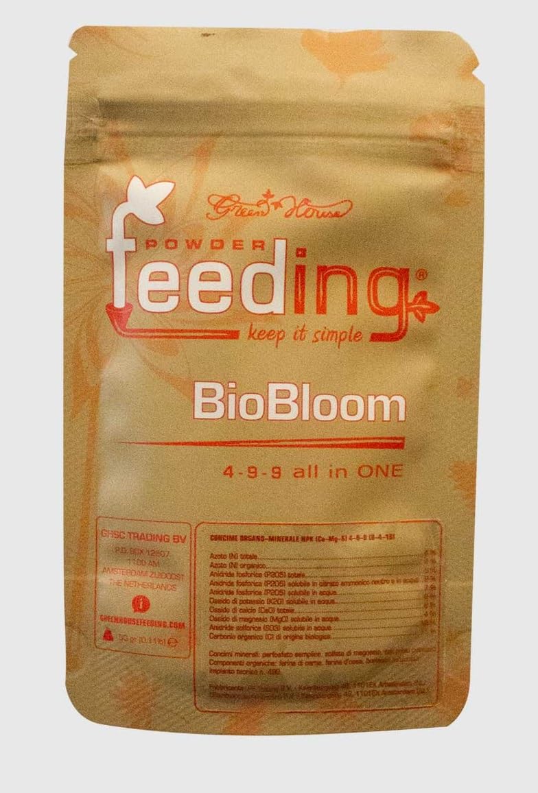 Dodatek mineralny w proszku Green House Powder Feeding BioBloom (50 g) - PuffoShop