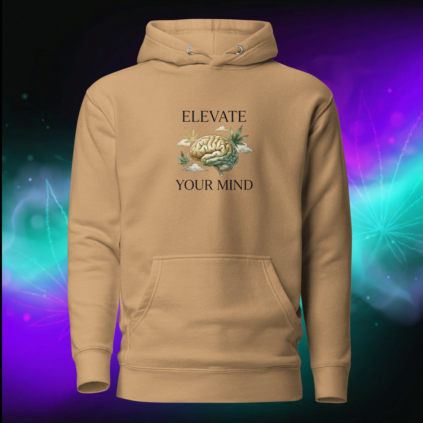 Elevate Your Mind - Bluza Premium z Kapturem - PuffoShop