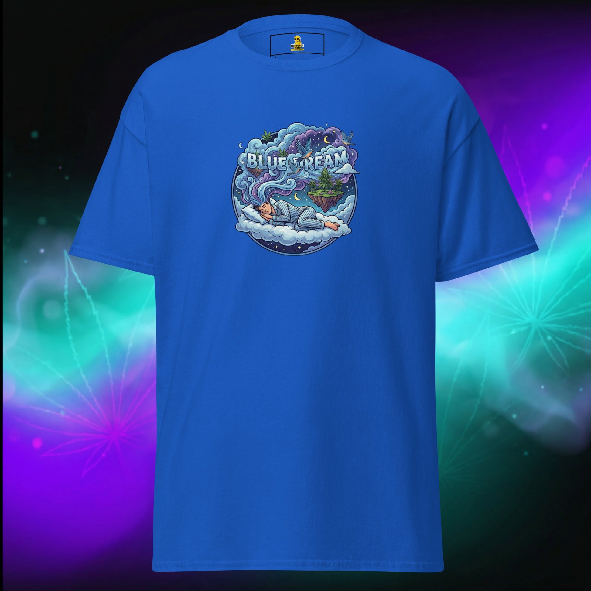 Koszulka BLUE DREAM Strain | Puffo – Wybierz swój kolor - PuffoShop