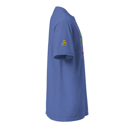 🌿 Koszulka Glitch Leaf – Cyfrowa Sztuka Konopi | Unisex Premium - PuffoShop