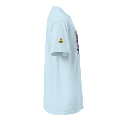 🌿 Koszulka Glitch Leaf – Cyfrowa Sztuka Konopi | Unisex Premium - PuffoShop