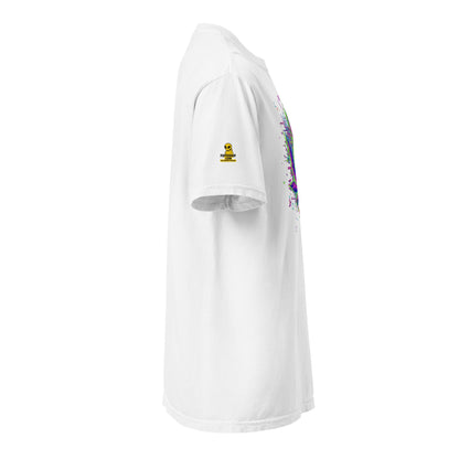 🌿 Koszulka Glitch Leaf – Cyfrowa Sztuka Konopi | Unisex Premium - PuffoShop