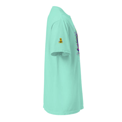 🌿 Koszulka Glitch Leaf – Cyfrowa Sztuka Konopi | Unisex Premium - PuffoShop