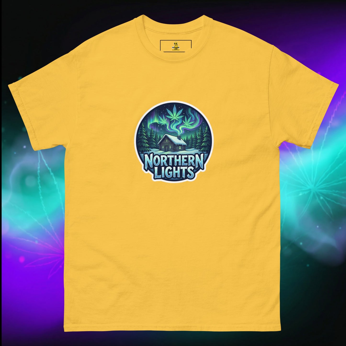 Koszulka NOTHERN LIGHTS Strain | Puffo – Wybierz swój kolor - PuffoShop