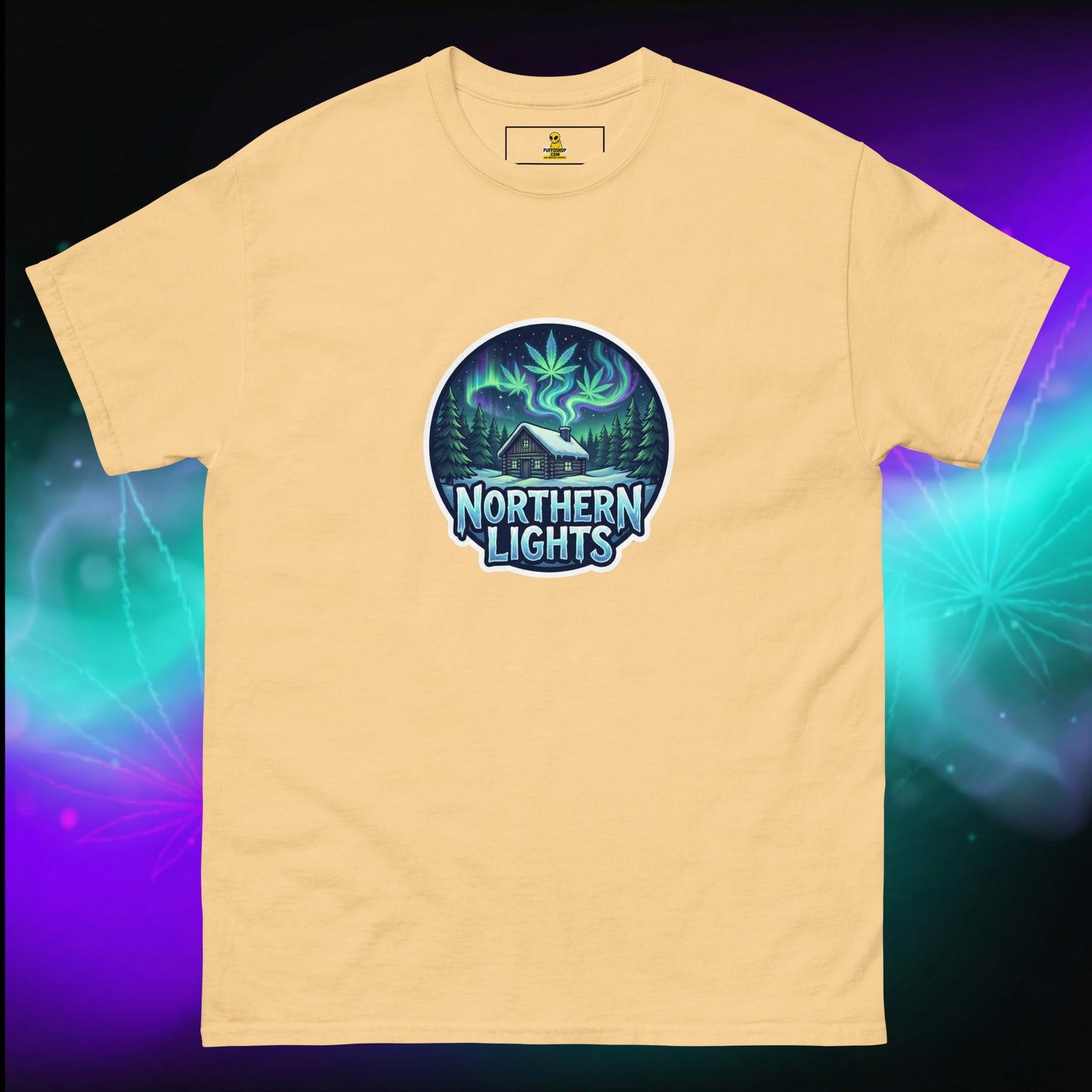 Koszulka NOTHERN LIGHTS Strain | Puffo – Wybierz swój kolor - PuffoShop