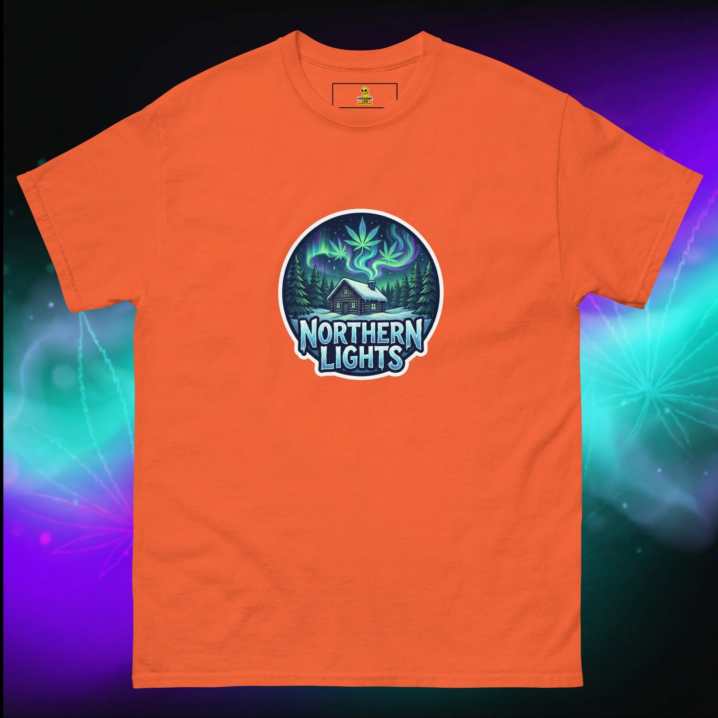 Koszulka NOTHERN LIGHTS Strain | Puffo – Wybierz swój kolor - PuffoShop