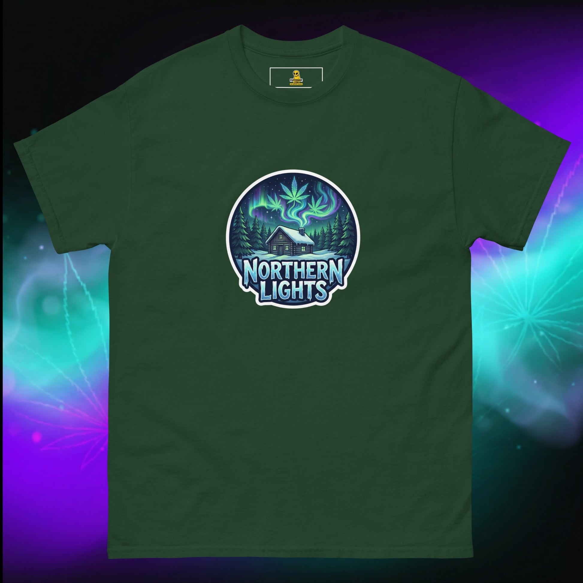 Koszulka NOTHERN LIGHTS Strain | Puffo – Wybierz swój kolor - PuffoShop