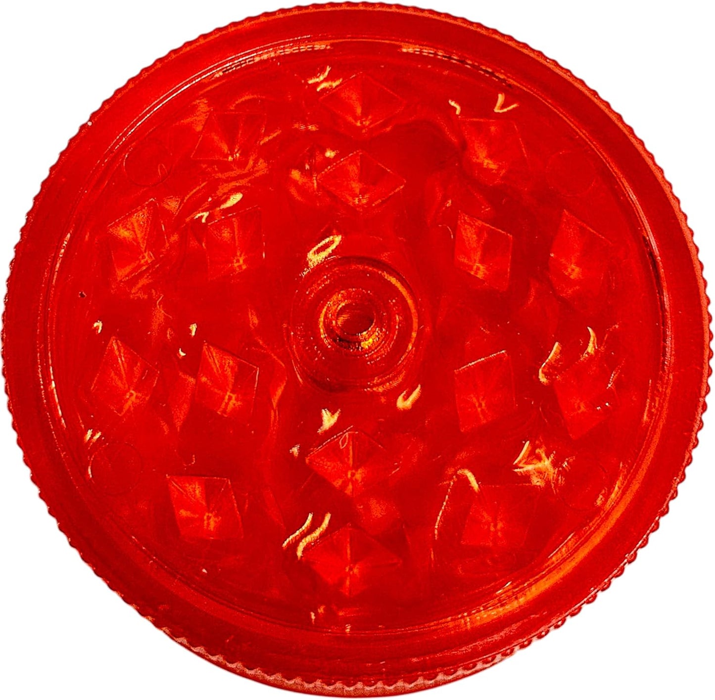 Młynek do przypraw i tytoniu. Plastikowy młynek do mielenia tytoniu i wszelkich przypraw (czerwony) - PuffoShop