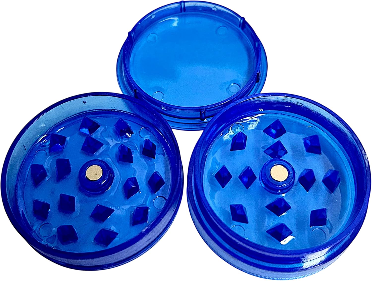 Młynek do przypraw i tytoniu. Plastikowy młynek do mielenia tytoniu i wszelkich przypraw (czerwony) - PuffoShop