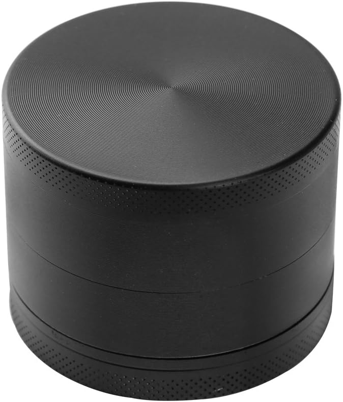 Młynki do ziół, PPpanda, młynek do ziół na sucho, metalowy przenośny młynek ze stopu cynku, czarny, 5 x 4 cm - PuffoShop