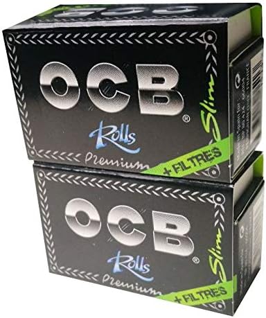 OCB 2 x rolka papieru o długości 4 m + filtry Slim Long bibułki + 1 x pokrowiec transportowy - PuffoShop