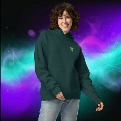 Oversized Hoodie 'I'm Trying Harder' by Olek - PuffoShop