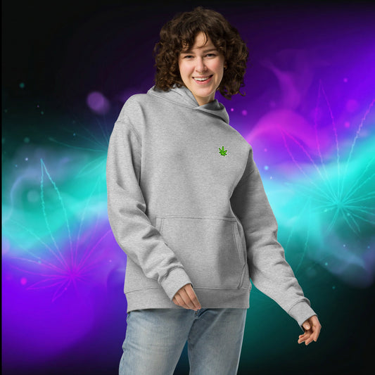 Oversized Hoodie 'I'm Trying Harder' by Olek - PuffoShop