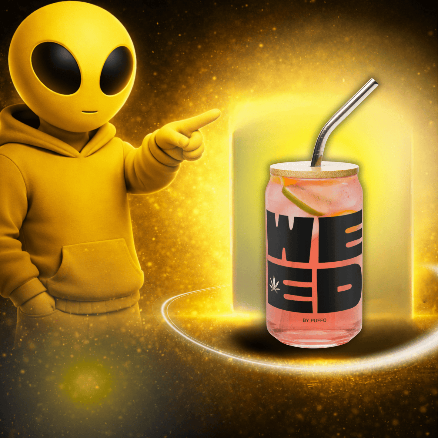 Puffo Can Glass - PuffoShop
