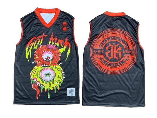 Red Eyes Basketball Jersey - PuffoShop