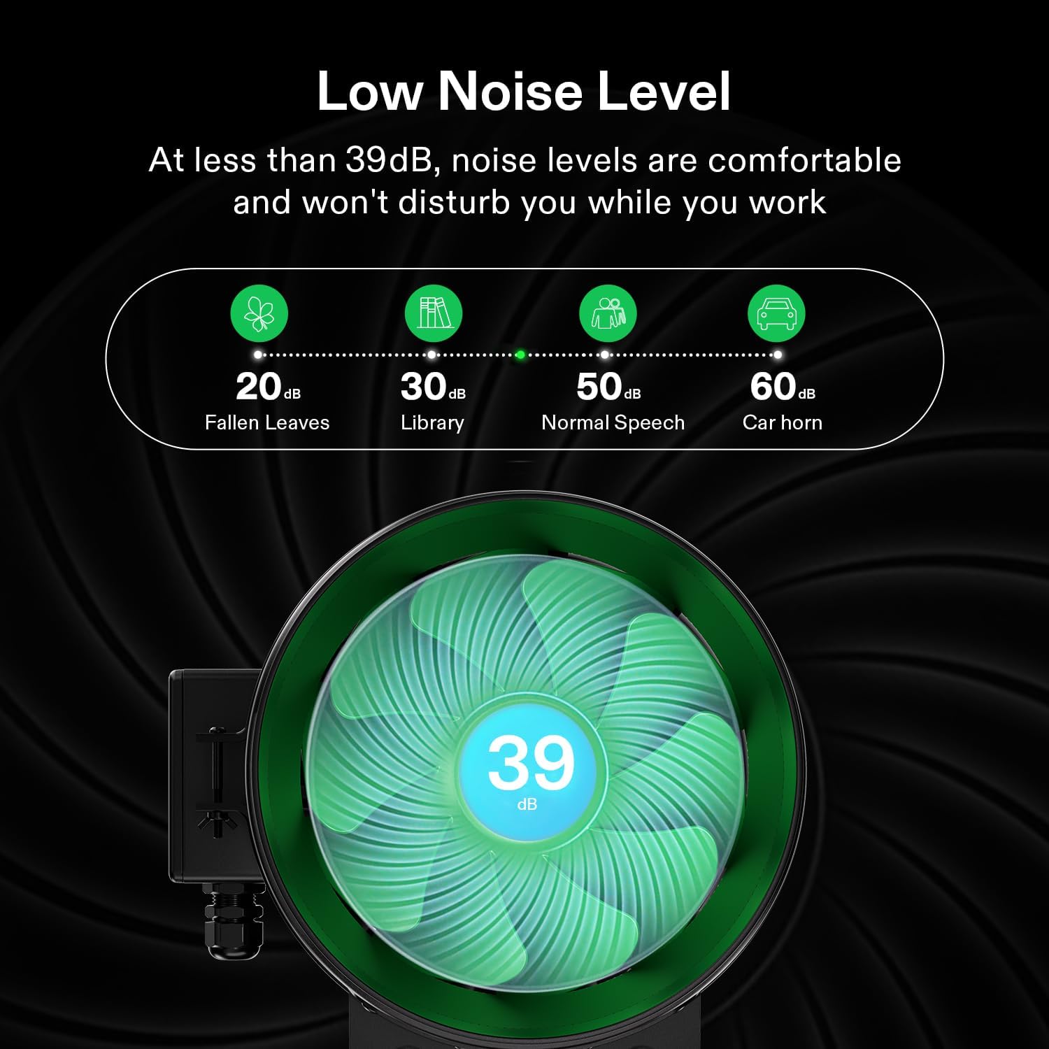 VIVOSUN AeroZesh G8 20.3 cm 725 CFM, wentylator kanałowy rzędowy z kontrolerem prędkości E12, w pełni programowalny wentylator EC sterowany PWM do wentylacji namiotów - PuffoShop