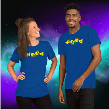 🌿🎮 Weed Retro Puffo Gaming Style – Koszulka Premium Unisex - PuffoShop