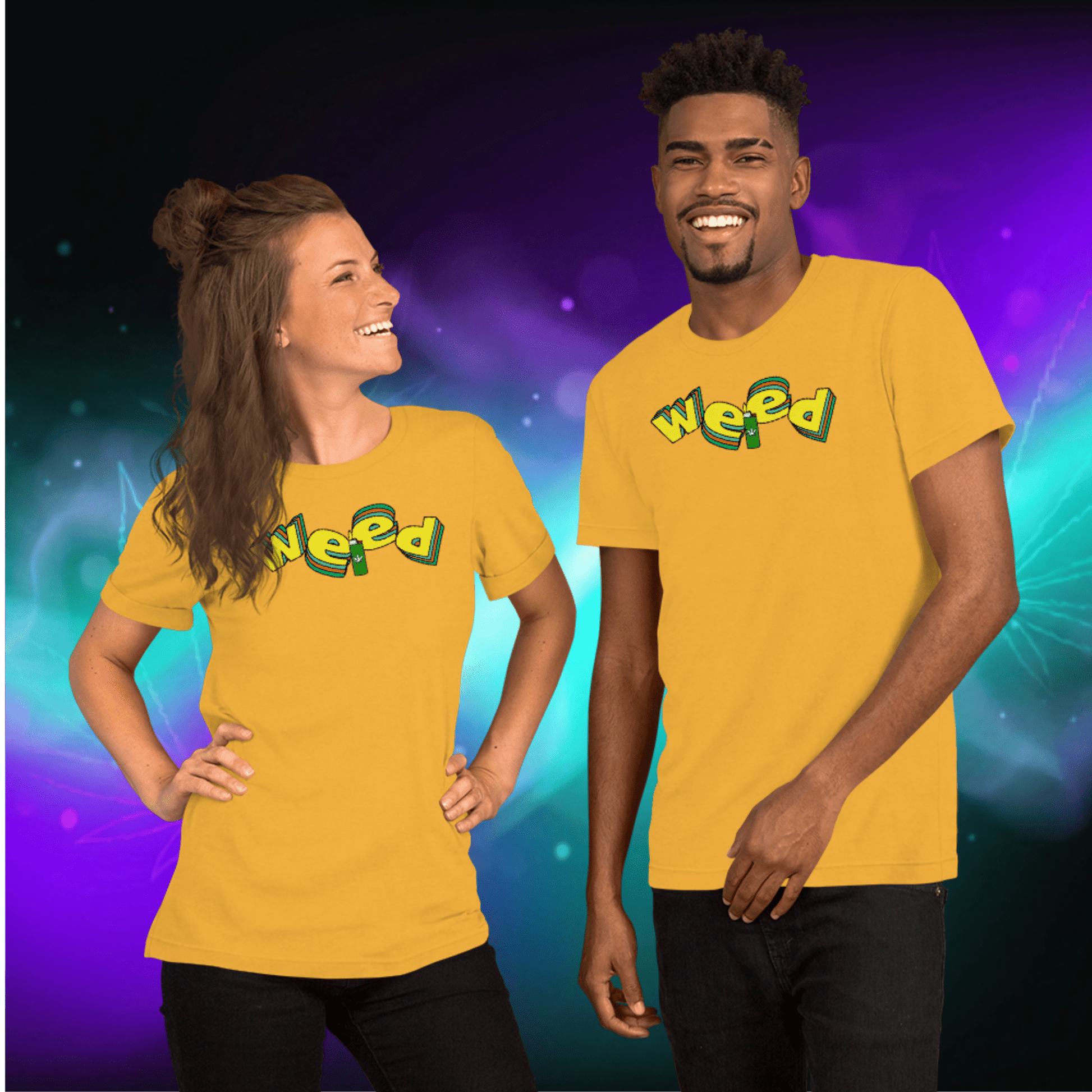 🌿🎮 Weed Retro Puffo Gaming Style – Koszulka Premium Unisex - PuffoShop