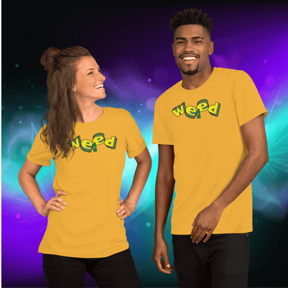 🌿🎮 Weed Retro Puffo Gaming Style – Koszulka Premium Unisex - PuffoShop