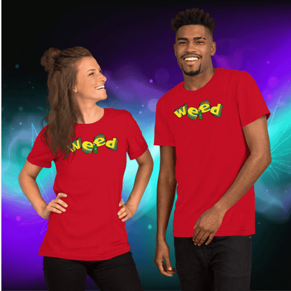 🌿🎮 Weed Retro Puffo Gaming Style – Koszulka Premium Unisex - PuffoShop