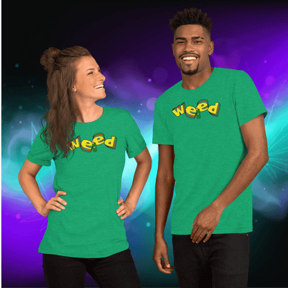 🌿🎮 Weed Retro Puffo Gaming Style – Koszulka Premium Unisex - PuffoShop